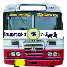 Secunderabad     to    Jiyapally,                   Jiyapally      to      Secunderabad