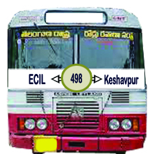 ECIL        to    Keshavpur,                        Keshavpur      to     ECIL
