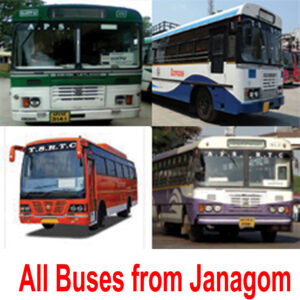All Buses Timings from Janagom