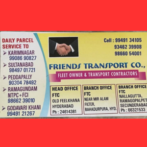 Friends Transport Company, Hyderabad